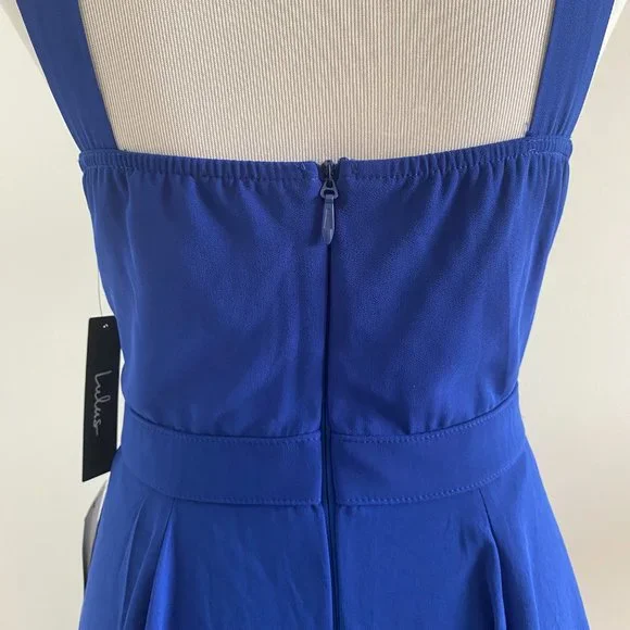 Lulu's Forevermore Royal Blue Skater Dress - Picture 12 of 16